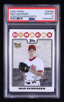 Max Scherzer 2008 Topps Update & Highlights #UH280 RC (PSA 10) at PristineAuction.com