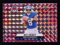 Malik Nabers 2024 Panini Mosaic Mosaic Camo Pink #284 DEB RC at PristineAuction.com