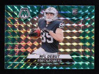 Brock Bowers 2024 Panini Mosaic Mosaic Green #286 DEB RC at PristineAuction.com