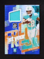 De'Von Achane 2023 Donruss Optic First Year Fresh Jerseys Blue Hyper #11 RC at PristineAuction.com
