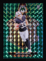 Brock Bowers 2024 Panini Mosaic Mosaic Green #313 RC at PristineAuction.com