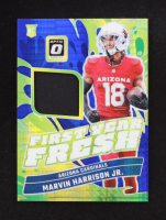 Marvin Harrison Jr. 2024 Donruss Optic First Year Fresh Jerseys Blue Hyper #30 RC at PristineAuction.com