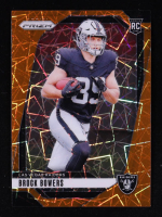 Brock Bowers 2024 Panini Prizm Prizms Lazer #315 RC at PristineAuction.com