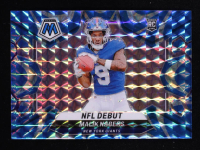 Malik Nabers 2024 Panini Mosaic Mosaic Reactive Blue #284 DEB RC at PristineAuction.com