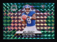 Malik Nabers 2024 Panini Mosaic Mosaic Green #284 DEB RC at PristineAuction.com