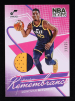 Donovan Mitchell 2024-25 Hoops Rookie Remembrance Memorabilia Prime #9 #21/25 at PristineAuction.com