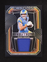 Puka Nacua 2024 Panini Obsidian Magmatic Memorabilia #3 at PristineAuction.com