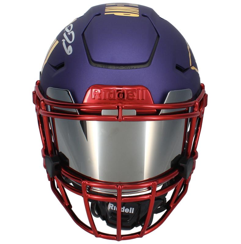 Patrick Mahomes Signed LE Chiefs / Super Bowl 58 Full-Size Authentic On-Field Custom Speedflex Helmet with Visor (Beckett) at PristineAuction.com Patrick Mahomes Signed LE Chiefs / Super Bowl 58 Full-Size Authentic On-Field Custom Speedflex Helmet with Visor (Beckett) at PristineAuction.com