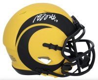Davante Adams Signed Rams Rave Alternate Speed Mini Helmet (Fanatics) at PristineAuction.com