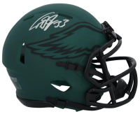 Cooper DeJean Signed Eagles Rave Alternate Speed Mini Helmet (Fanatics) at PristineAuction.com