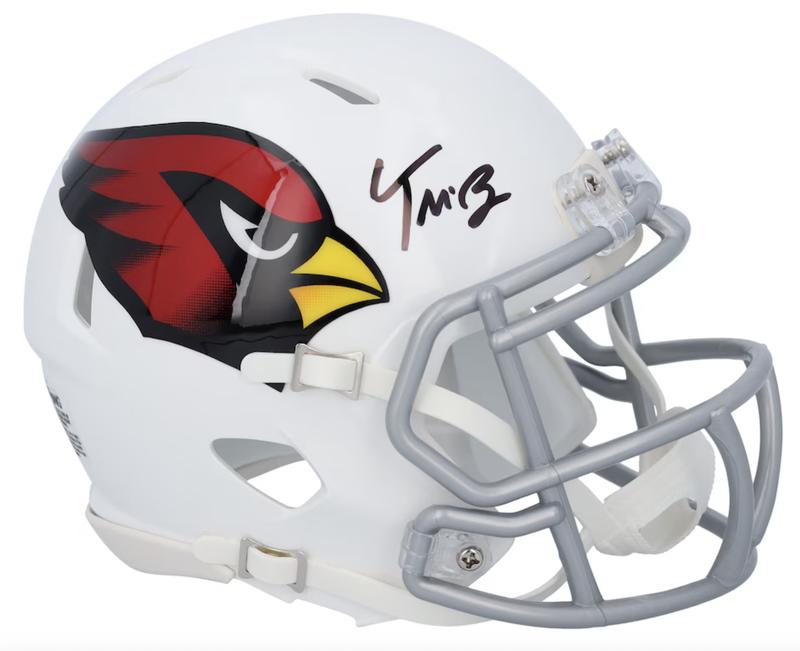 Trey McBride Signed Vikings Cardinals Speed Mini Helmet (Fanatics) at PristineAuction.com Trey McBride Signed Vikings Cardinals Speed Mini Helmet (Fanatics) at PristineAuction.com