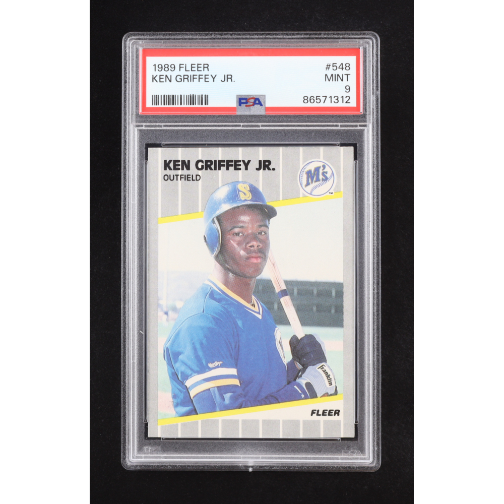 Ken Griffey Jr. 1989 Fleer #548 RC (PSA 9) at PristineAuction.com