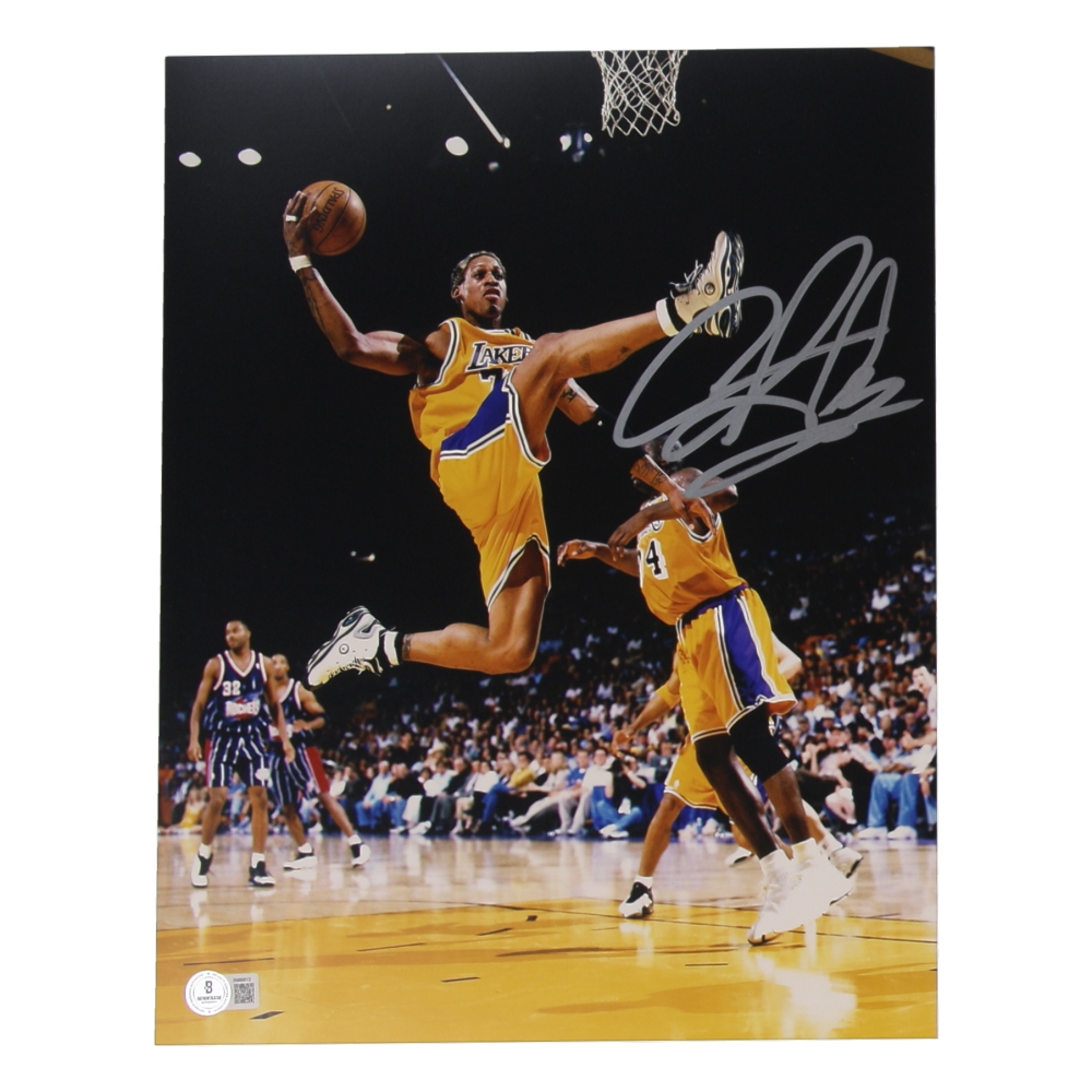 Dennis Rodman Signed Lakers 11x14 Photo (Beckett) at PristineAuction.com