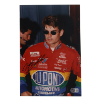 Jeff Gordon Signed NASCAR 8x12 Matted Photo (Beckett) at PristineAuction.com