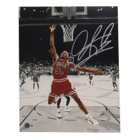 Dennis Rodman Signed Bulls 11x14 Photo (Beckett) at PristineAuction.com