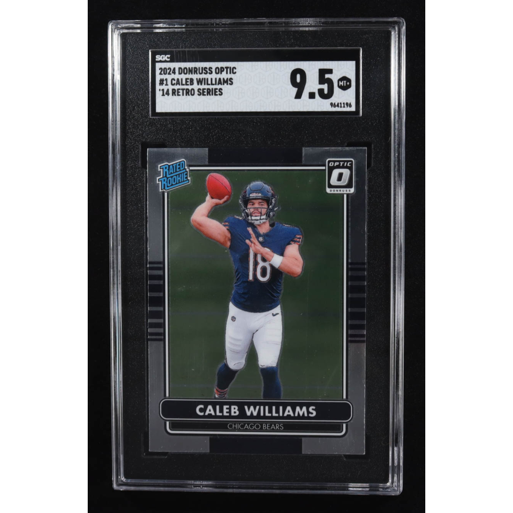Caleb Williams 2024 Donruss Optic '14 Retro Series #1 RC (SGC 9.5) at PristineAuction.com