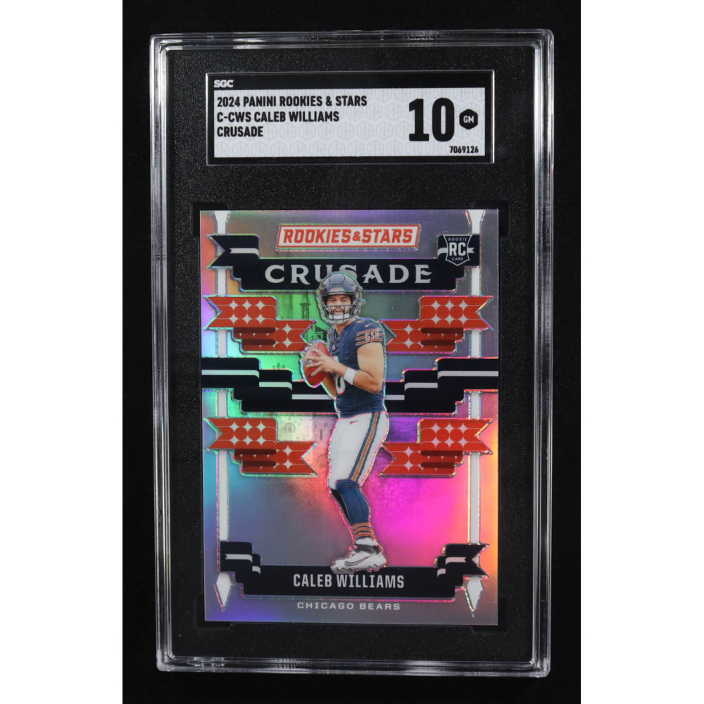 Caleb Williams 2024 Rookies and Stars Crusade Silver #24 RC (SGC 10) at PristineAuction.com