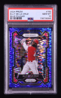 Elly De La Cruz 2024 Panini Prizm Prizms Red Pulsar #192 RC #48/75 (PSA 10) at PristineAuction.com