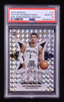 Victor Wembanyama 2023-24 Panini Mosaic Epic Performers Mosaic #12 RC (PSA 10) at PristineAuction.com