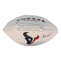Nico Collins Signed Texans Logo Football (Beckett) at PristineAuction.com