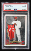LeBron James 2003-04 Topps #221 RC (PSA 6) at PristineAuction.com