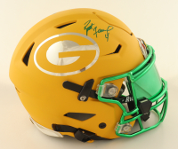 Brett Favre Signed Packers Full-Size Authentic On-Field Speed-Flex Helmet With Visor (Favre) at PristineAuction.com