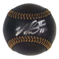 Victor Scott II Signed OML Black Leather Baseball (Beckett) at PristineAuction.com