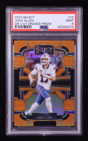 Josh Allen 2023 Select Prizm Orange Die Cut #13 #159/499 (PSA 9) at PristineAuction.com