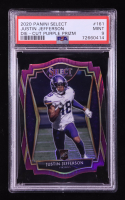 Justin Jefferson 2020 Select Prizm Purple Die Cut #161 RC (PSA 9) at PristineAuction.com