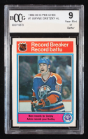 Wayne Gretzky 1982-83 O-Pee-Chee #1 HL (BCCG 9) at PristineAuction.com