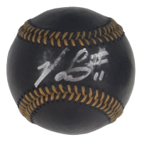 Victor Scott II Signed OML Black Leather Baseball (Beckett) at PristineAuction.com