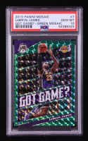 LeBron James 2019-20 Panini Mosaic Got Game? Mosaic Green #7 (PSA 10) at PristineAuction.com