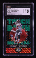 Tom Brady 2020 Panini Mosaic Touchdown Masters Mosaic Green #TM2 (CGC 10) at PristineAuction.com