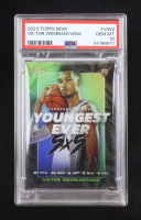 Victor Wembanyama 2023 Topps Now Youngest Ever 5x5 #VW2 RC (PSA 10) at PristineAuction.com