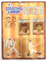 Mickey Mantle & Joe DiMaggio 1989 Starting Lineup Baseball Greats Action Figure with 1989 Kenner Starting Lineup Greats Cards at PristineAuction.com