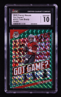 Tom Brady 2020 Panini Mosaic Got Game Mosaic Green #2 (CGC 10) at PristineAuction.com