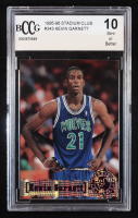 Kevin Garnett 1995-96 Stadium Club #343 RC (BCCG 10) at PristineAuction.com