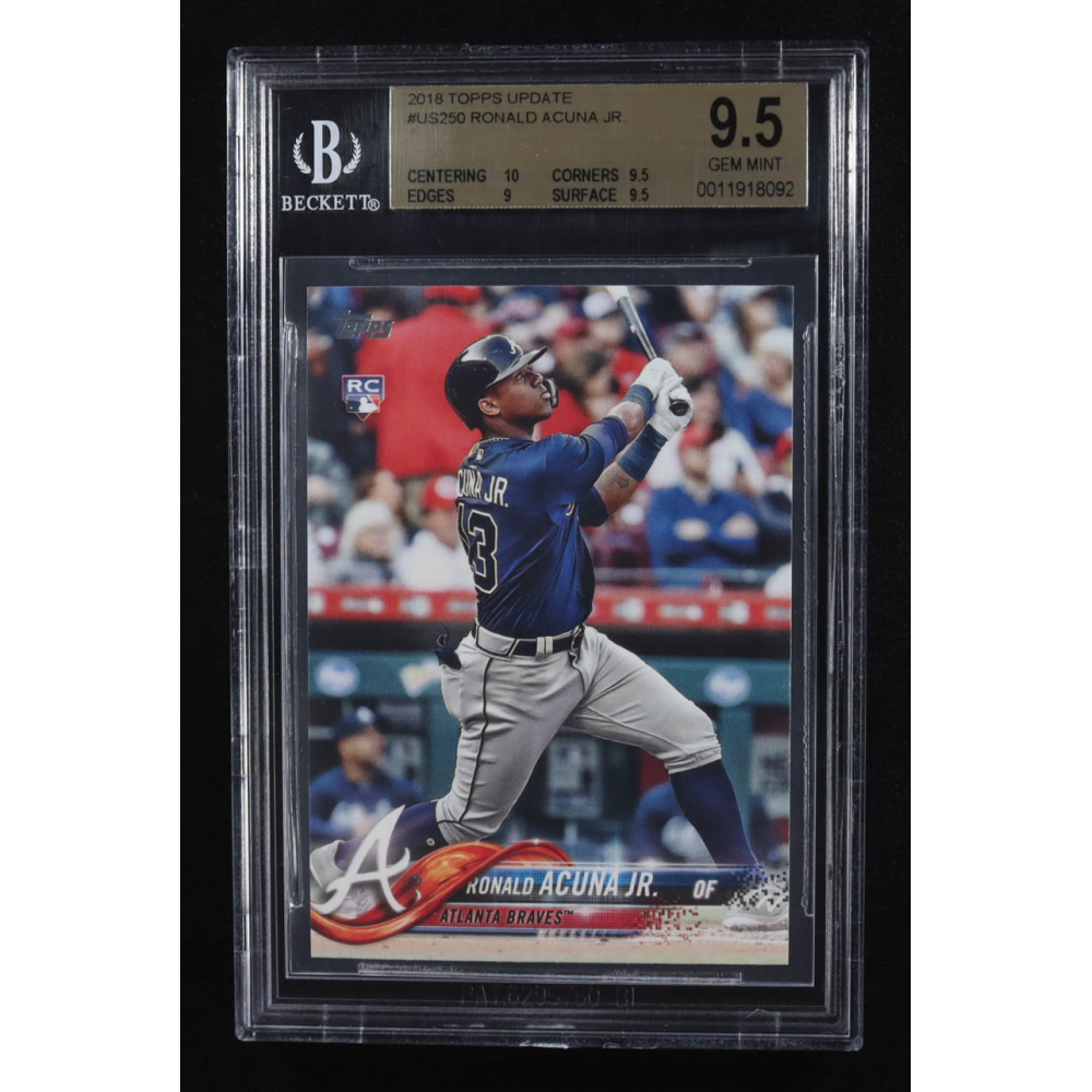 Ronald Acuna 2018 Topps Update #US250 RC (BGS 9.5) at PristineAuction.com