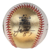 Framber Valdez Signed Astros 2022 World Series Commemorative Logo Baseball (Beckett) at PristineAuction.com