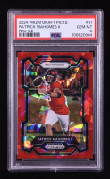 Patrick Mahomes II 2024 Panini Prizm Draft Picks Prizms Red Ice #61 (PSA 10) at PristineAuction.com
