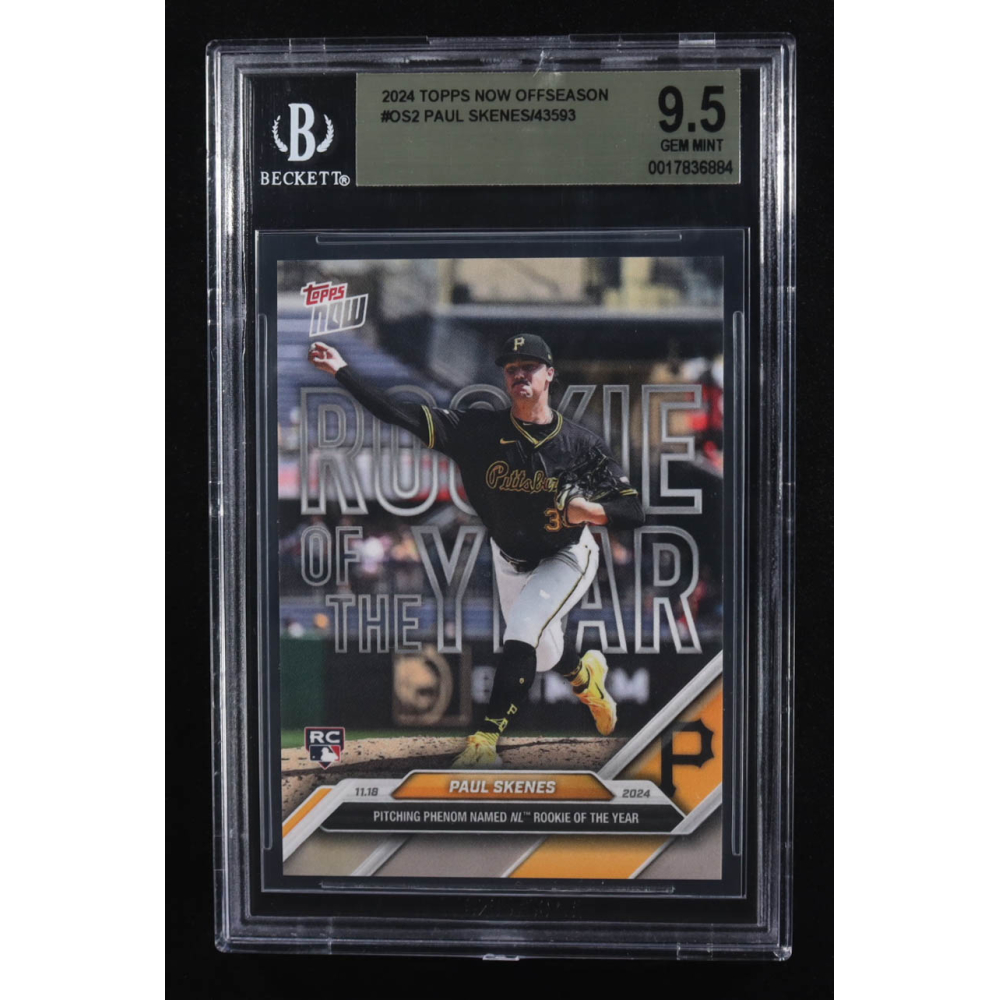 Paul Skenes 2024 Topps Now Offseason #OS2 RC (BGS 9.5) at PristineAuction.com