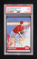 Shohei Ohtani 2018 Panini DMD Pitching No Pinstripe #73 RC (PSA 9) at PristineAuction.com