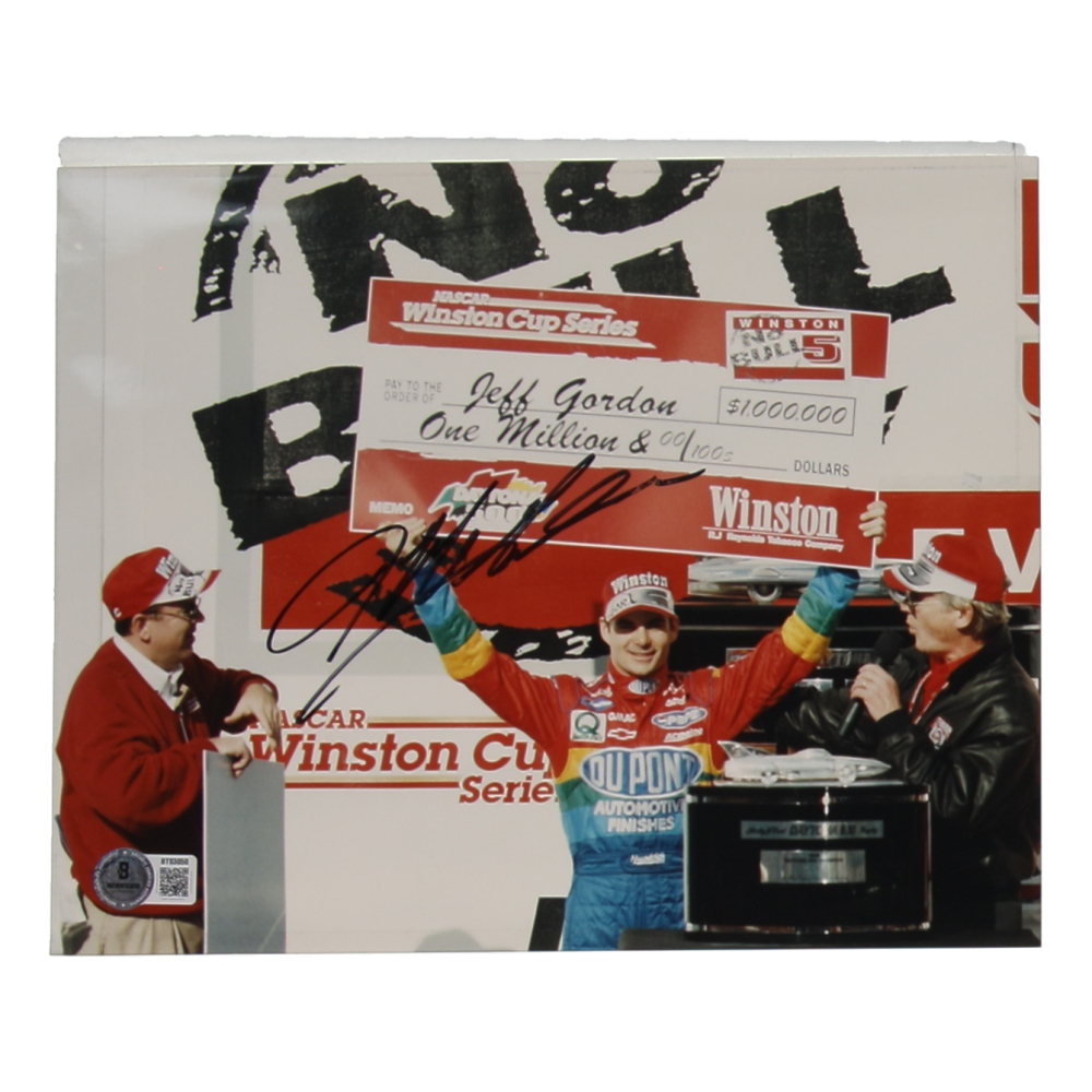 Jeff Gordon Signed NASCAR 8x10 Photo (Beckett) at PristineAuction.com