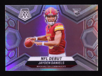 Jayden Daniels 2024 Panini Mosaic Silver #272 DEB RC at PristineAuction.com