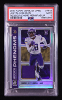 Justin Jefferson 2020 Donruss Optic Rookie Phenoms Jerseys #13 RC (PSA 9) at PristineAuction.com