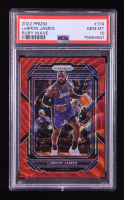 LeBron James 2022-23 Panini Prizm Prizms Ruby Wave #134 (PSA 10) at PristineAuction.com