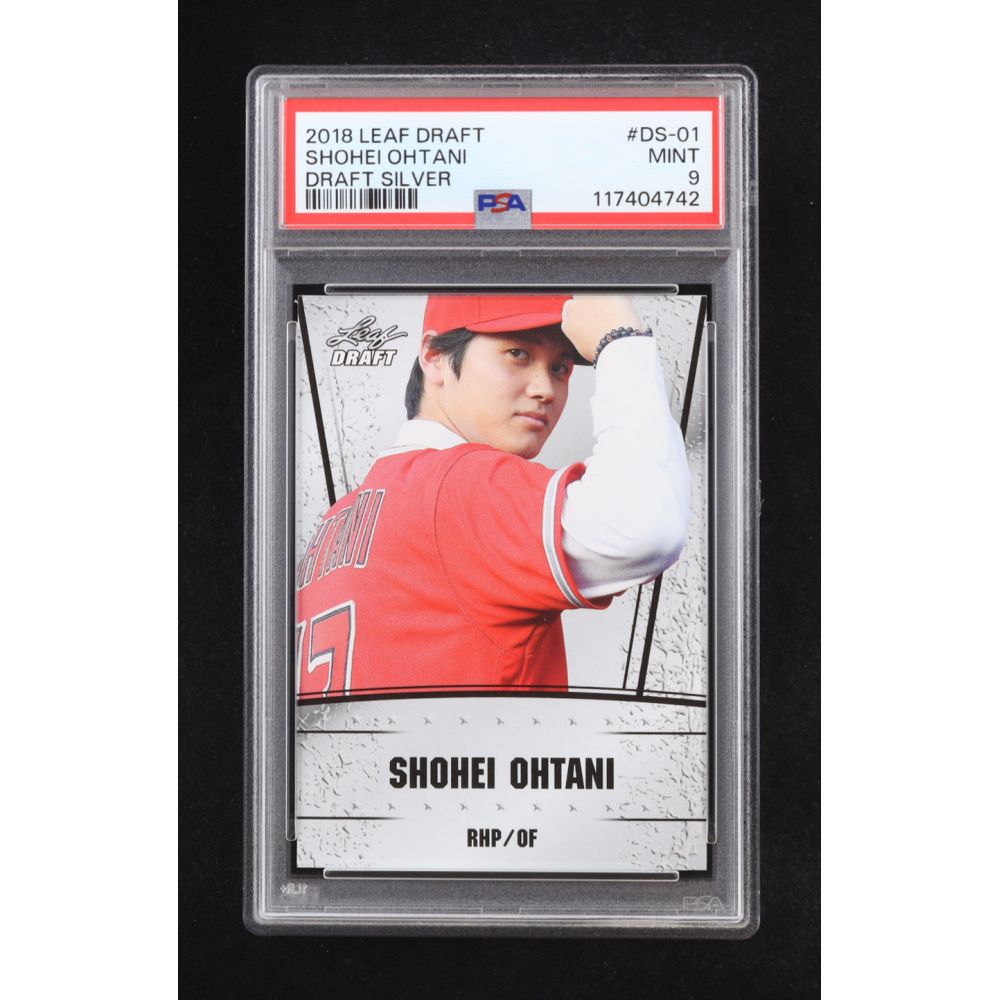 Shohei Ohtani 2018 Leaf Draft Silver #DS01 RC (PSA 10) at PristineAuction.com