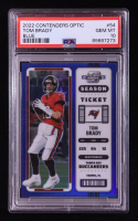 Tom Brady 2022 Panini Contenders Optic Blue #54 #93/99 (PSA 10) at PristineAuction.com