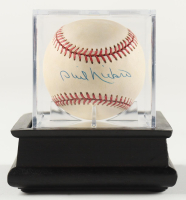 Phil Niekro Signed ONL Baseball in Display Case (PSA) at PristineAuction.com