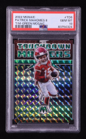 Patrick Mahomes II 2022 Panini Mosaic Touchdown Masters Mosaic Green #8 (PSA 10) at PristineAuction.com
